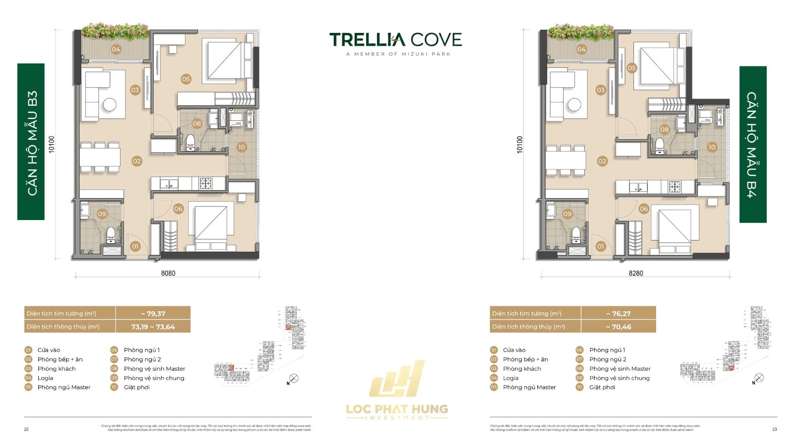 Căn Hộ Mẫu Dự Án Trellia Cove Mizuki Park