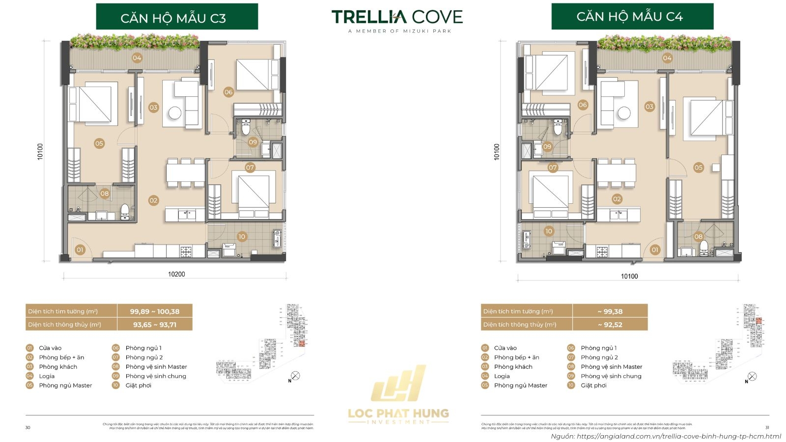 Căn Hộ Mẫu Dự Án Trellia Cove Mizuki Park