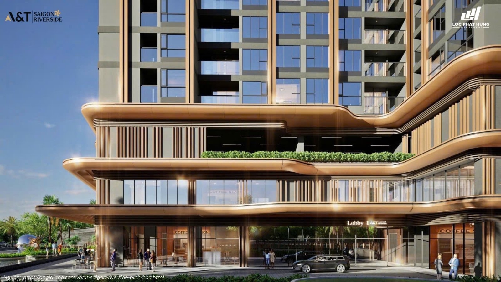 Phối cảnh tổng thể dự án A&T Saigon Riverside