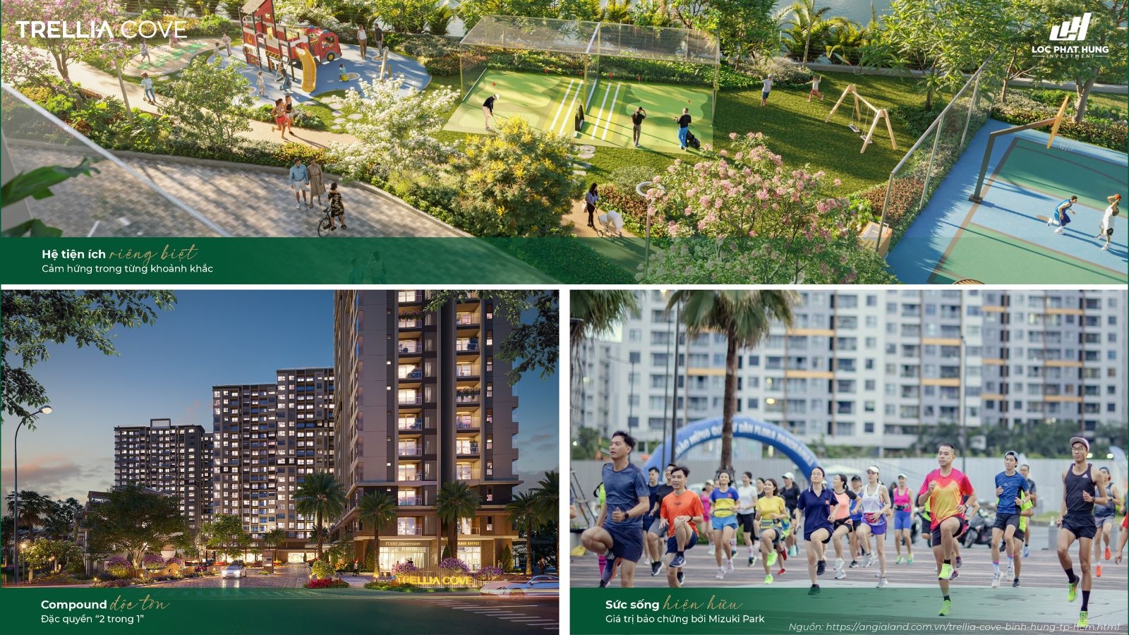 Tiện Ích Nội Khu Căn Hộ Chung Cư Trellia Cove Mizuki Park