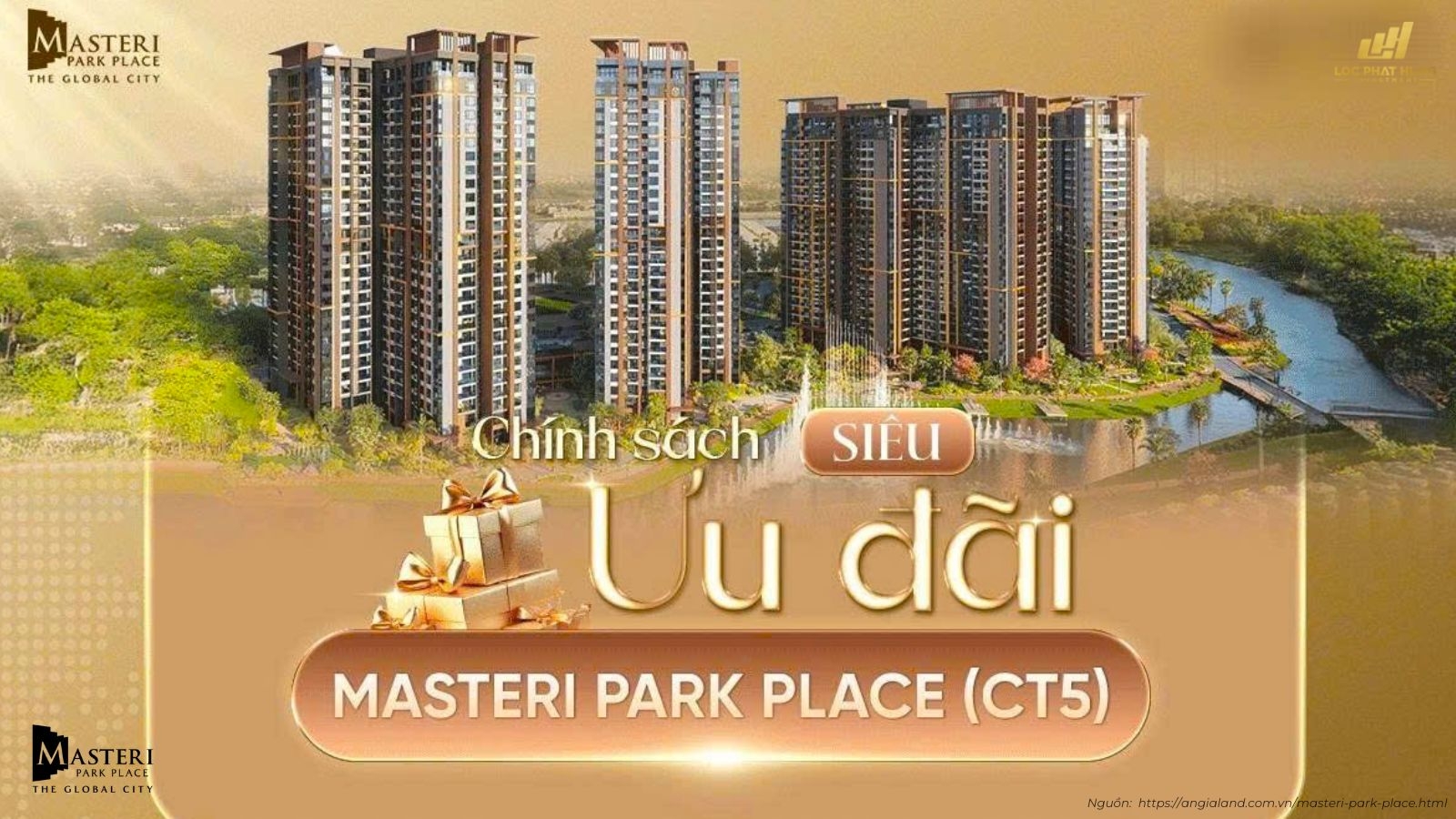 Chính sách ưu đãi cho khách hàng dự án Masteri Park Place 