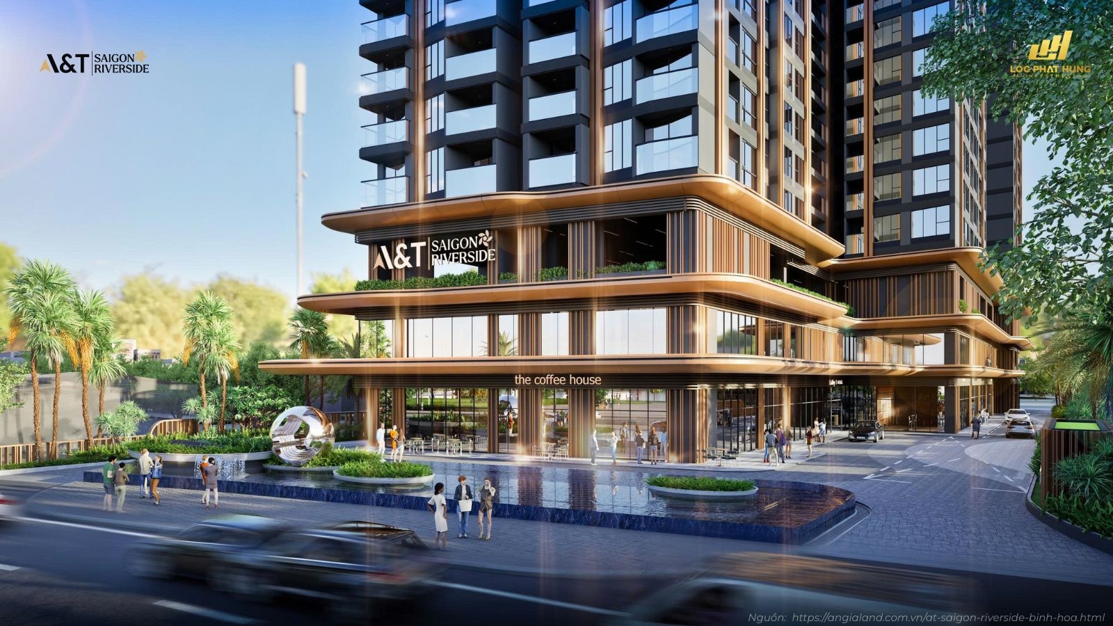 Phối Cảnh Tổng Thể Dự án A&T Saigon Riverside