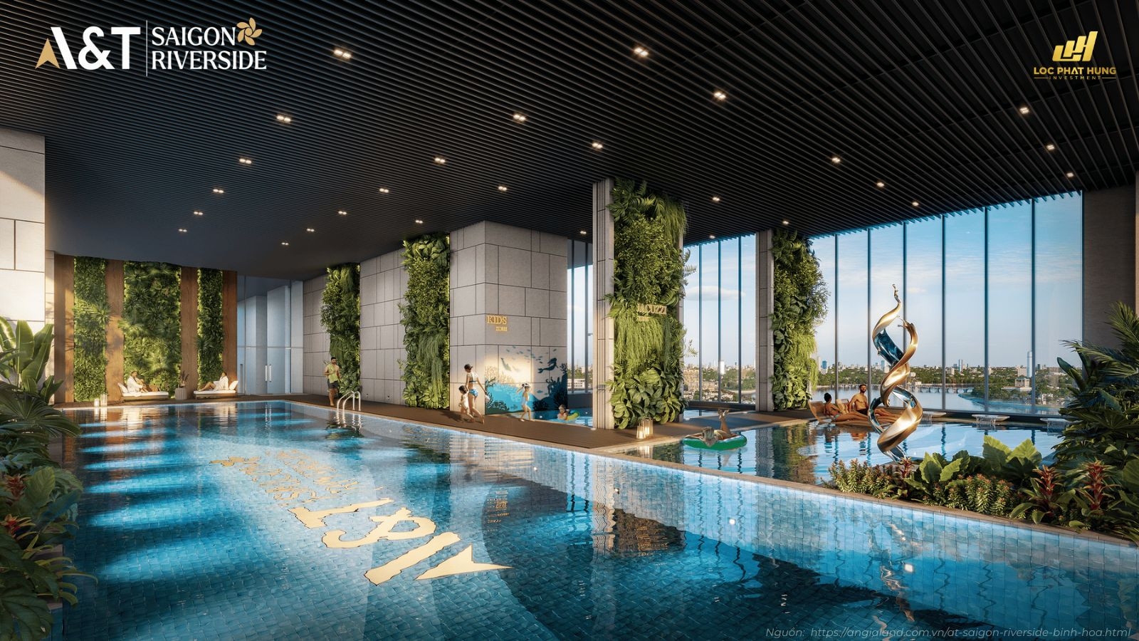 Phối Cảnh Tổng Thể Dự án A&T Saigon Riverside