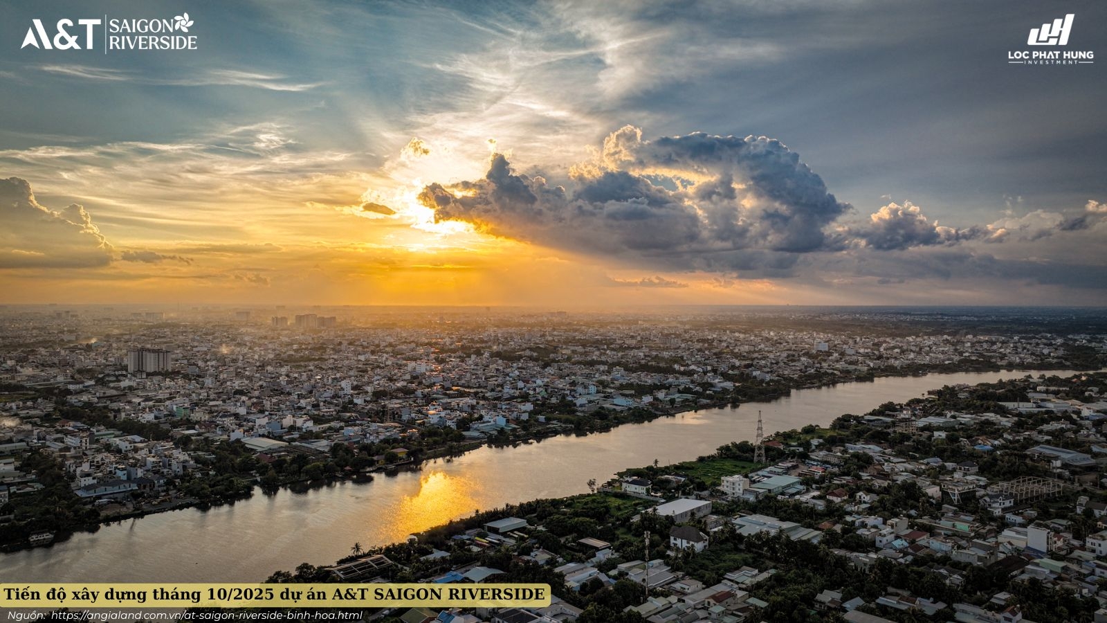 Tiến độ xây dựng dự án A&T Saigon Riverside Tháng 10/2025