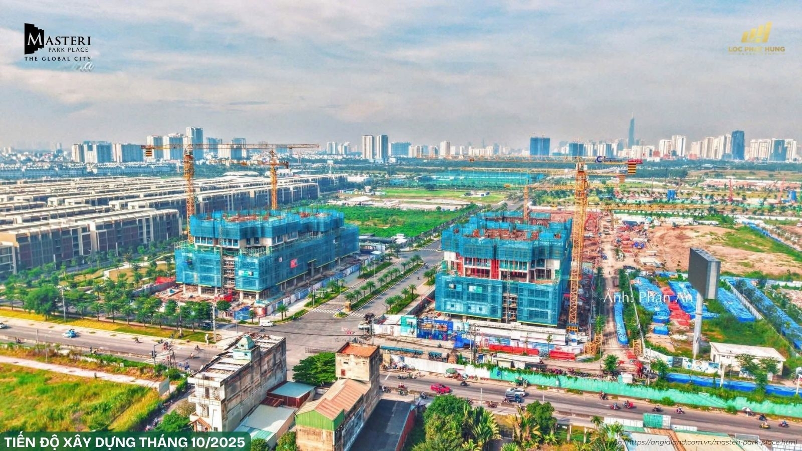 Tiến độ xây dựng dự án Masteri Park Place 10/2025