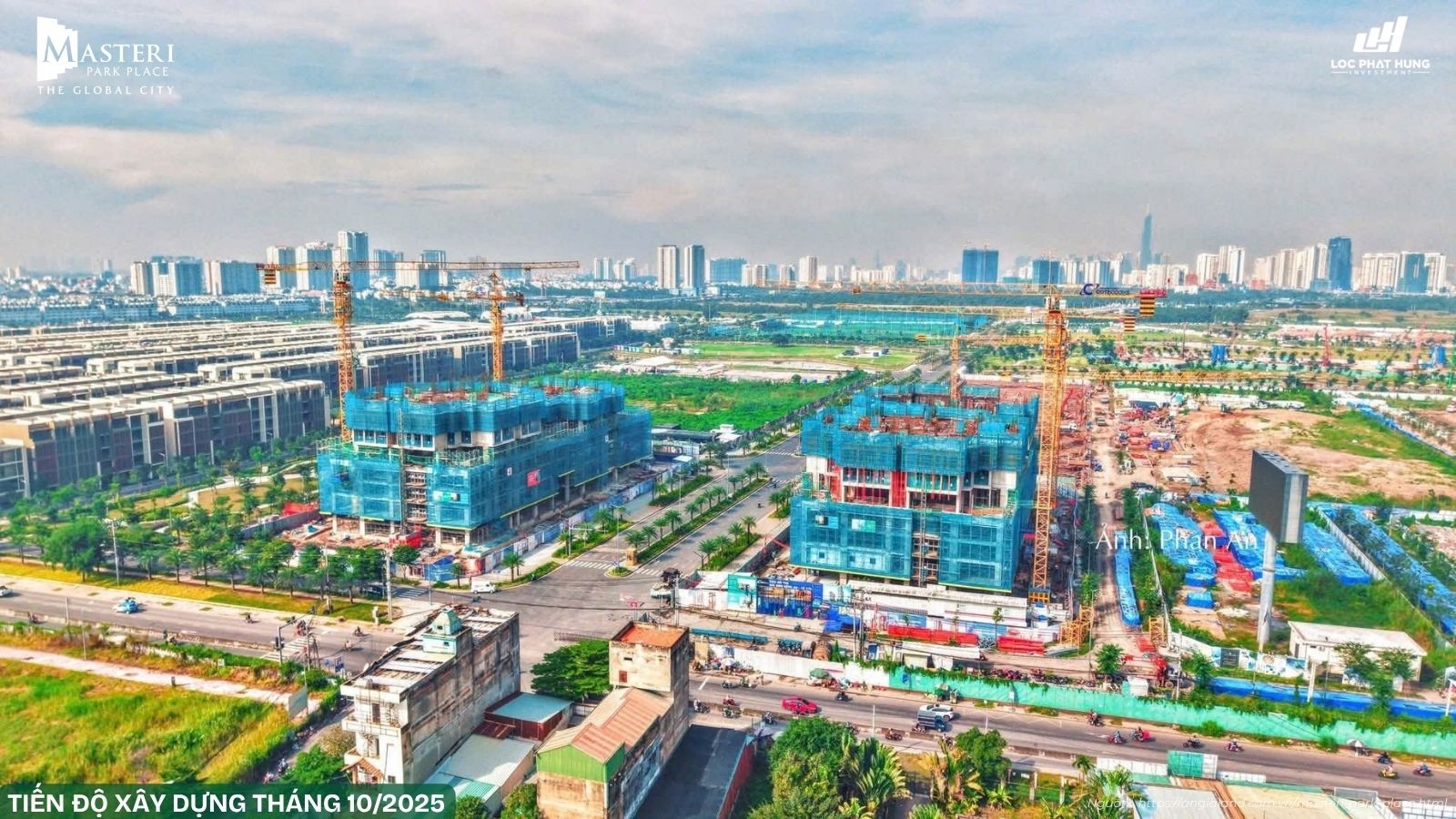 Tiến độ xây dựng dự án Masteri Park Place 10/2025
