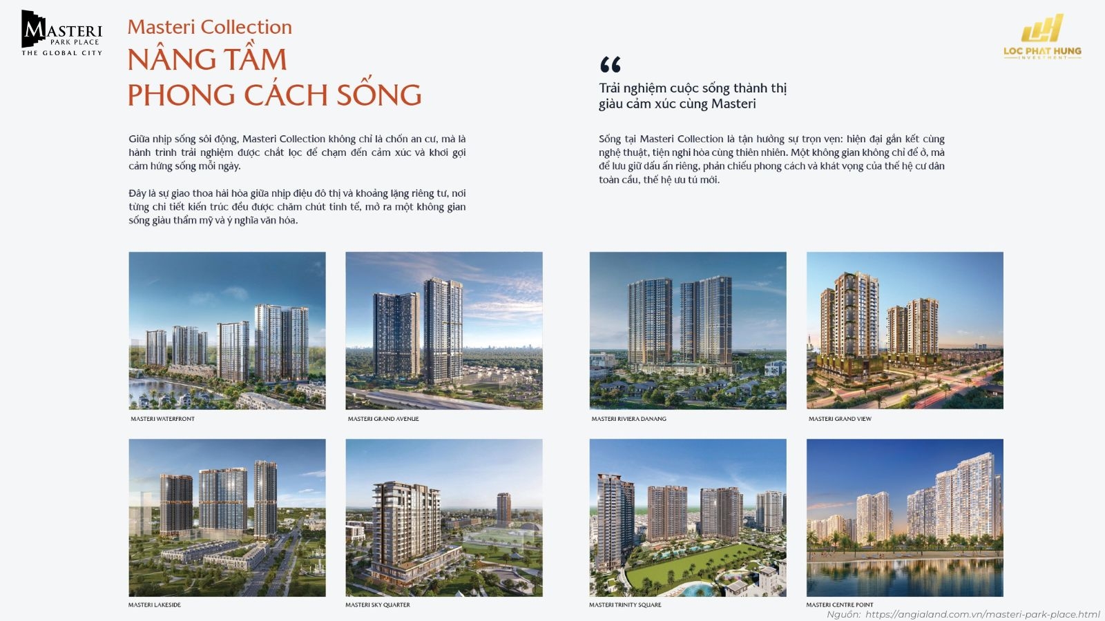 Tổng Quan Dự Án Căn Hộ Masteri Park Place Tại The Global City