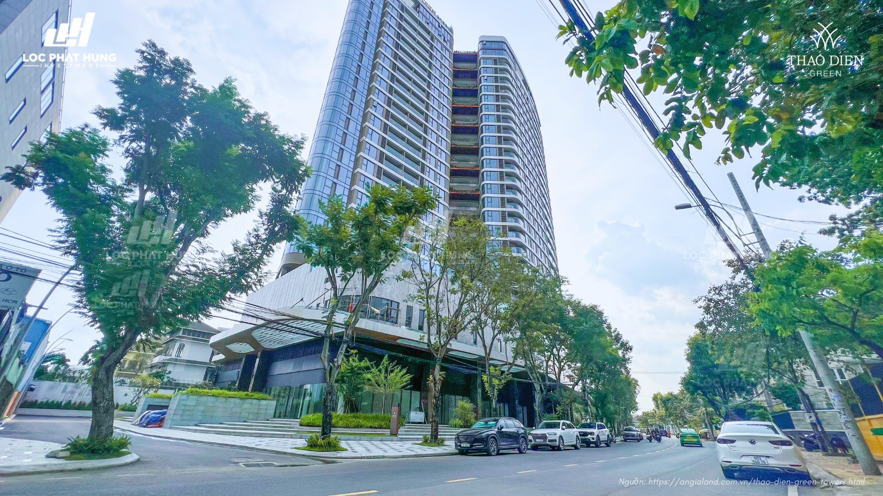 Mặt tiền đường Nguyễn Văn Hường dự án Thảo Điền Green Quận 2 - Nhận Mua Bán + Cho Thuê