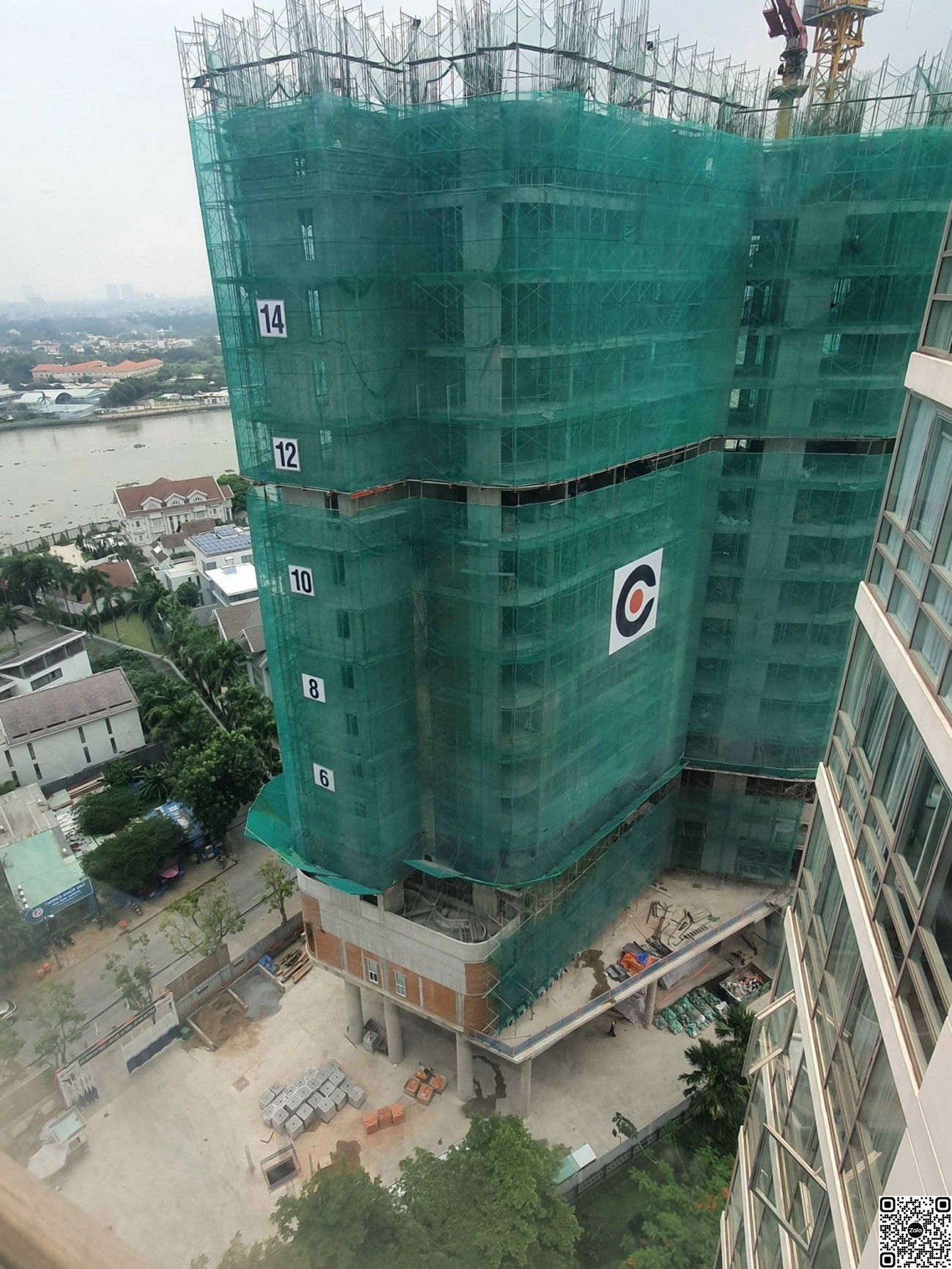Tiến độ xây dựng dự án căn hộ Thảo Điền Green.