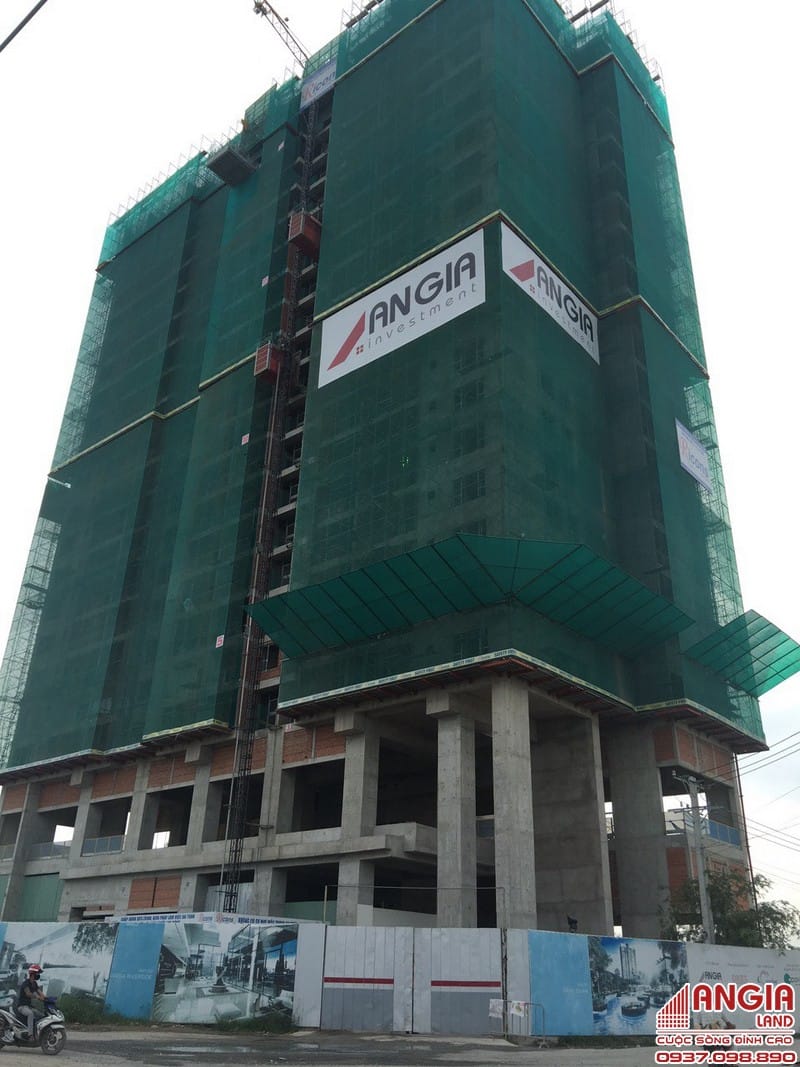 Tiến độ xây dựng dự án căn hộ An Gia Riverside Quận 7 tháng 12/2016