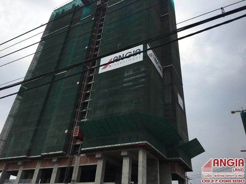 Tiến độ xây dựng dự án căn hộ An Gia Riverside Quận 7 tháng 01/2017