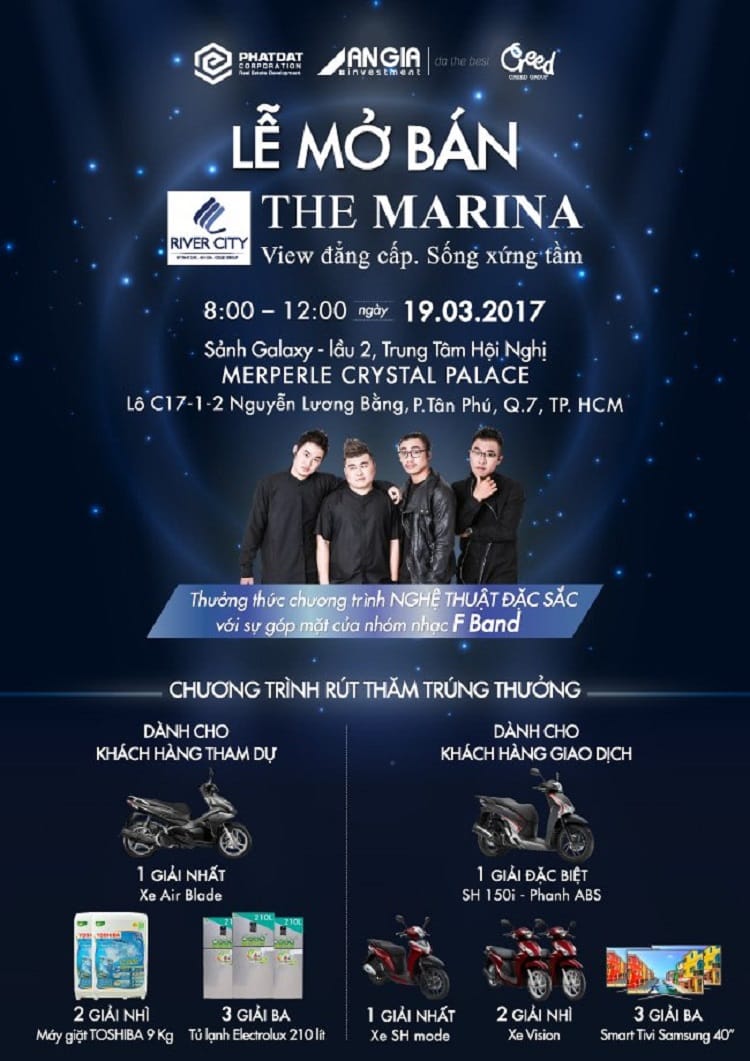 Đăng ký tham dự lễ mở bán The Marina Quận 7 Hotline 0908271320