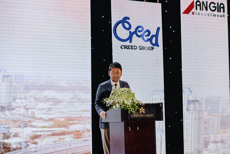 Ông Masakazu Yamaguchi đại diện quỹ đầu tư Creed Group công bố dự án River Panoram