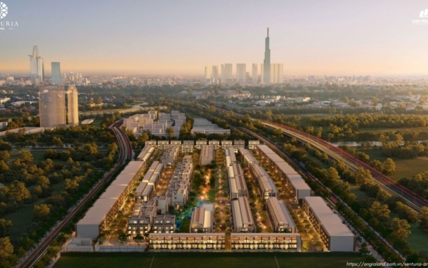 Tổng thể toàn cảnh dự án Senturia An Phú Quận 2