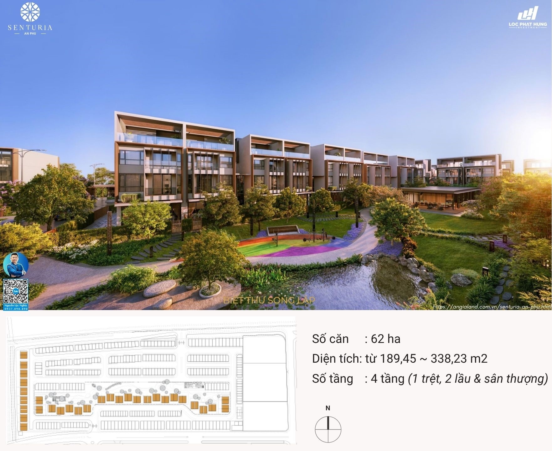 Thiết kế mẫu biệt thự Song Lập dự án Senturia An Phú Quận 2