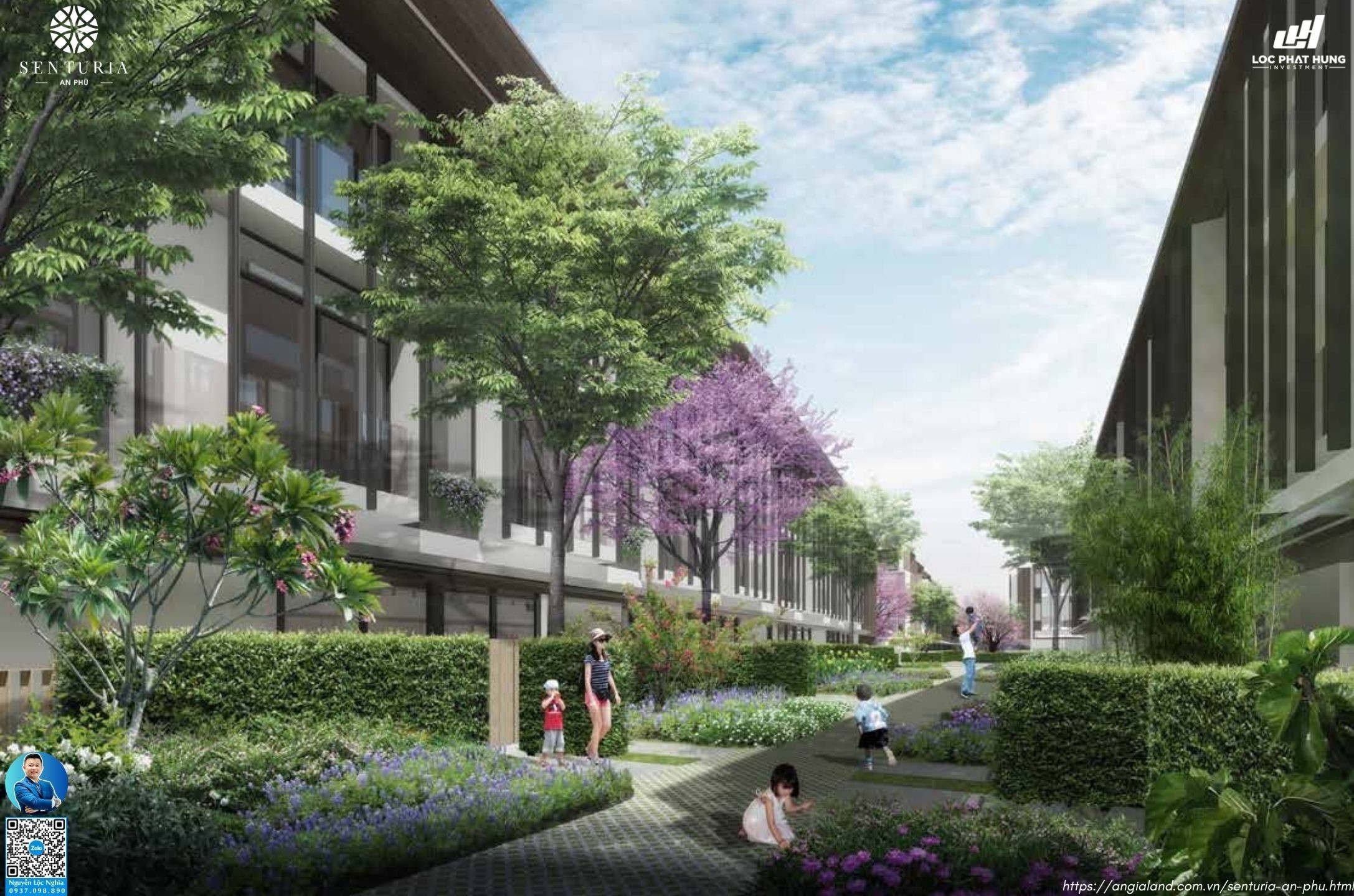 Thiết kế mẫu nhà phố dự án Senturia An Phú Quận 2