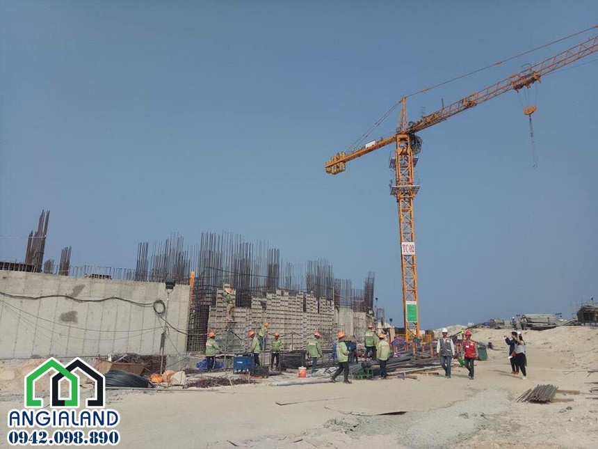 Hiện trạng xây dựng dự án Condotel The Arena Cam Ranh 28/03/2018 – Hỗ trợ xem thực tế tại Cam Ranh– Liên hệ 0933.098.890