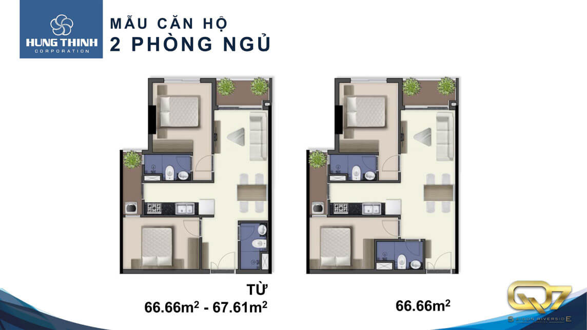Mẫu căn hộ Q7 Saigon Riverside Complex đường Đào Trí