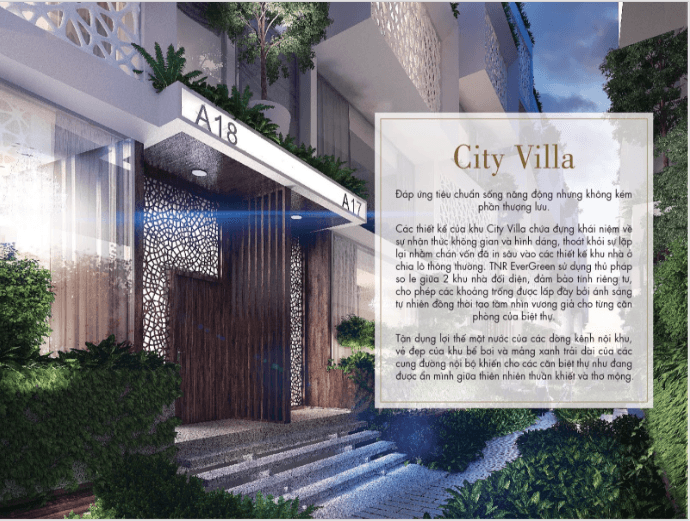 Thiết kế nổi bật không thể bỏ lỡ dự án TNR EverGreen Sài Gòn Quận 7