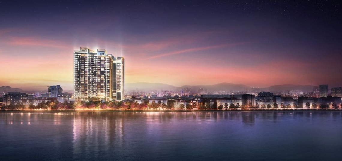Phối cảnh bên Sông Sài Gòn dự án căn hộ chung cư Define Quận 2 Đường Thạnh Mỹ Lợi chủ đầu tư Captaland