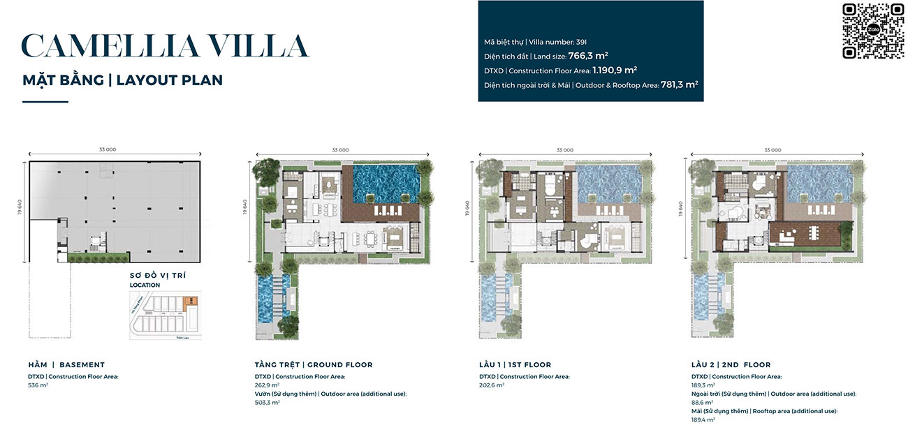 Thiết kế chi tiết biệt thự Camellia Villa 