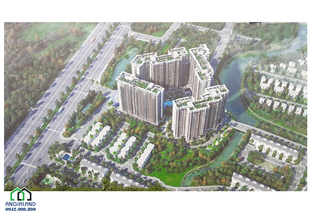 Phối cảnh tổng thể dự án căn hộ Safira Khang Điền Quận 9