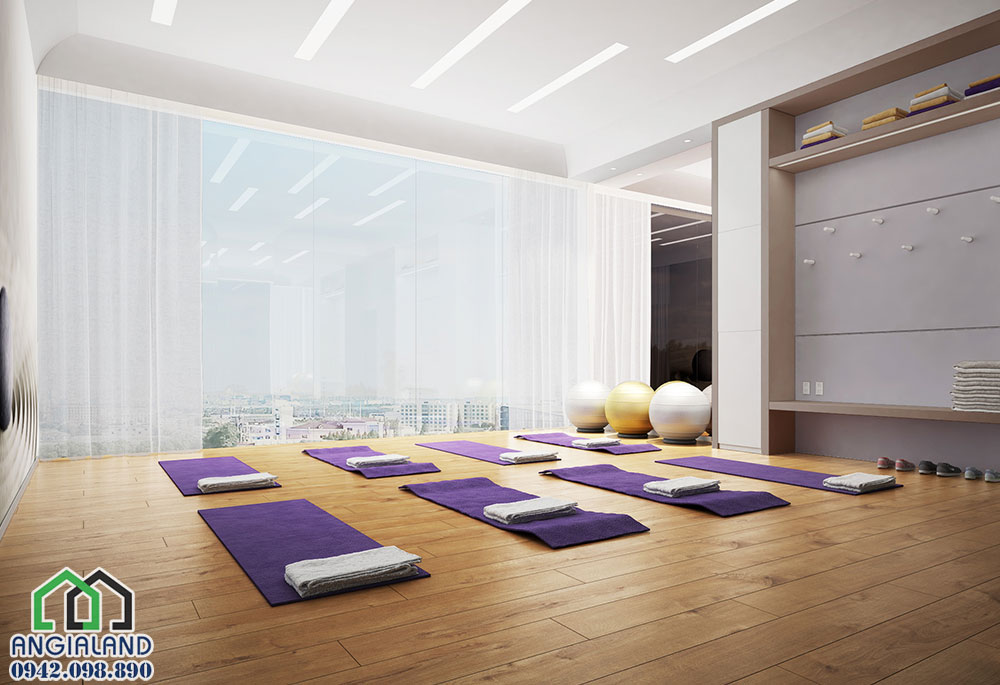 Tiện ích Yoga & Gym tại dự án The Infiniti Riviera Tower Quận 7