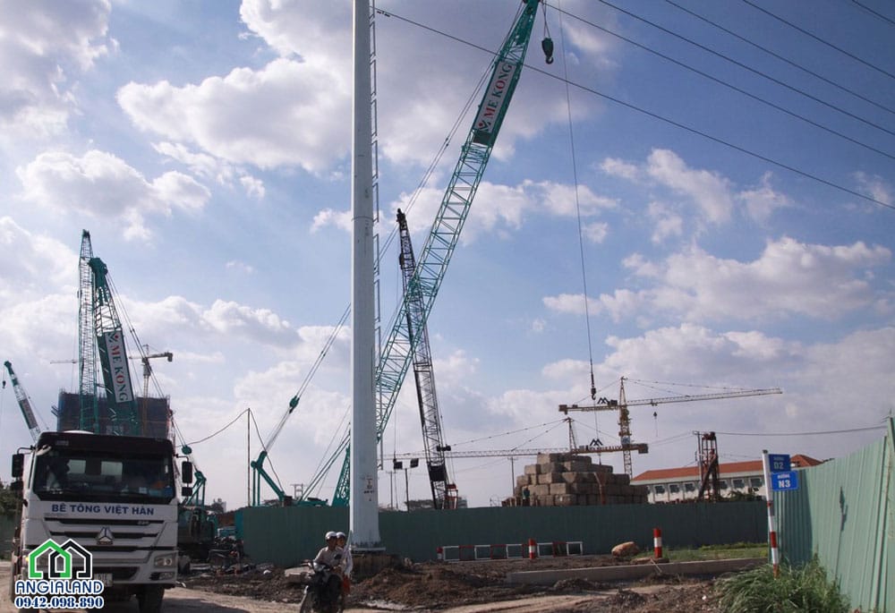 Tiến độ dự án căn hộ chung cư Eco Green Sai Gòn Quận 7 Tháng 08/2018