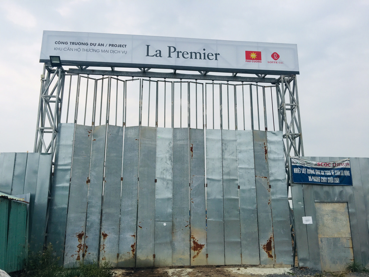 Tiến độ dự án căn hộ chung cư La Premier Quận 2 Phường Thạnh Mỹ Lợi chủ đầu tư Phú Cường Group và Lotte Việt Nam tháng 12/2018