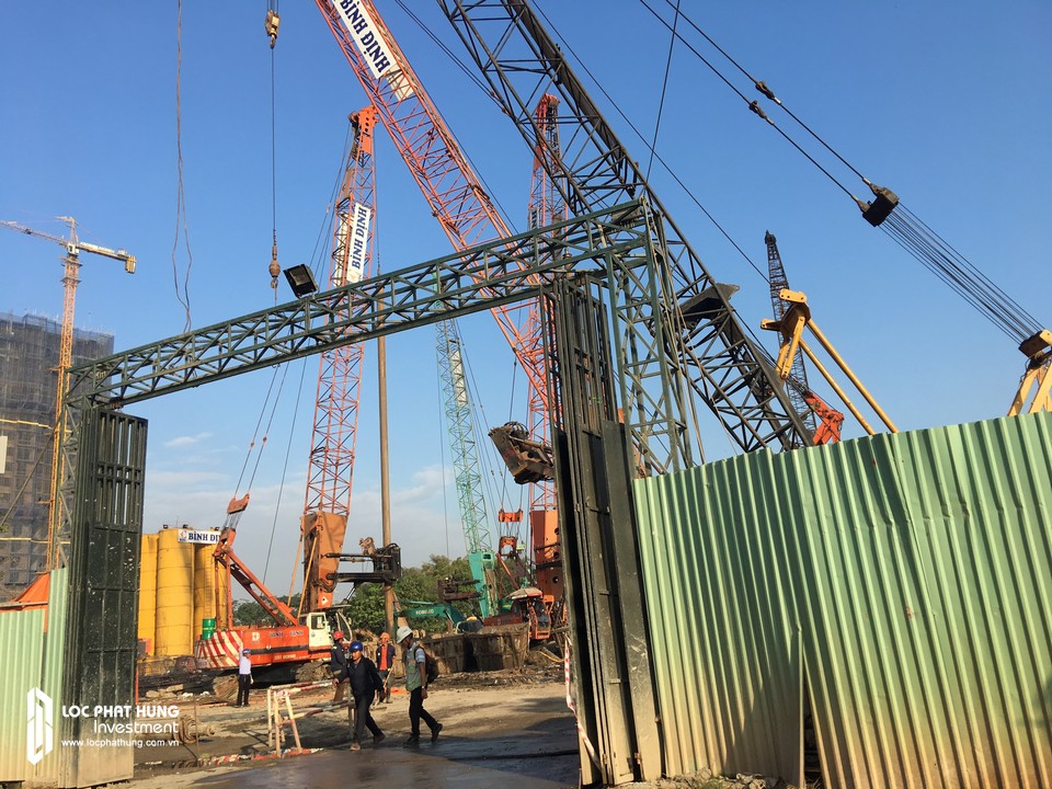Tiến độ xây dựng căn hộ chung cư Eco Green Sài Gòn Quận 7 ngày 07/12/2018