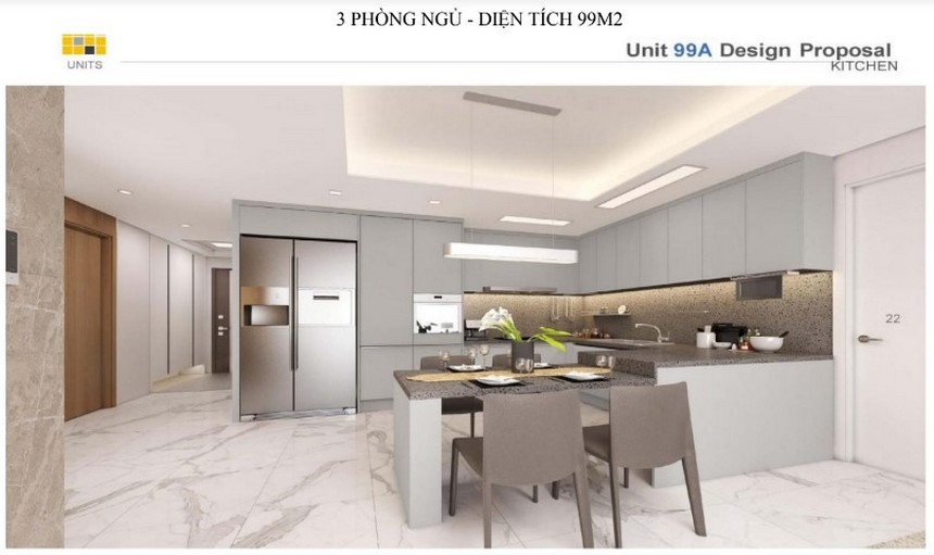 Nội thất diện tích 124m2, 135m2 dự án căn hộ chung cư Laimian City Quận 2 Đường Lương Đình Của chủ đầu tư HDTC