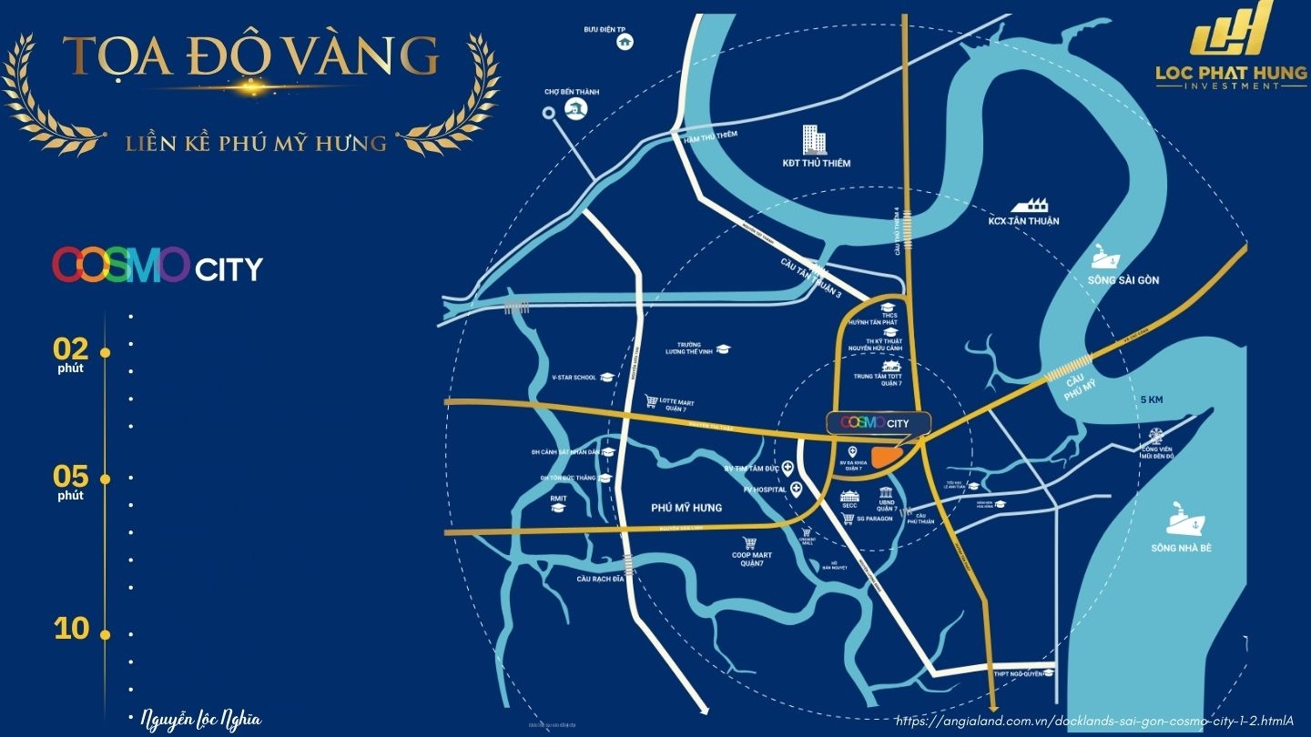 Địa Chỉ Cosmo City & Docklands Saigon Quận 7 | 99 Nguyễn Thị Thập Địa Chỉ Cosmo City & Docklands Saigon Quận 7 | 99 Nguyễn Thị Thập