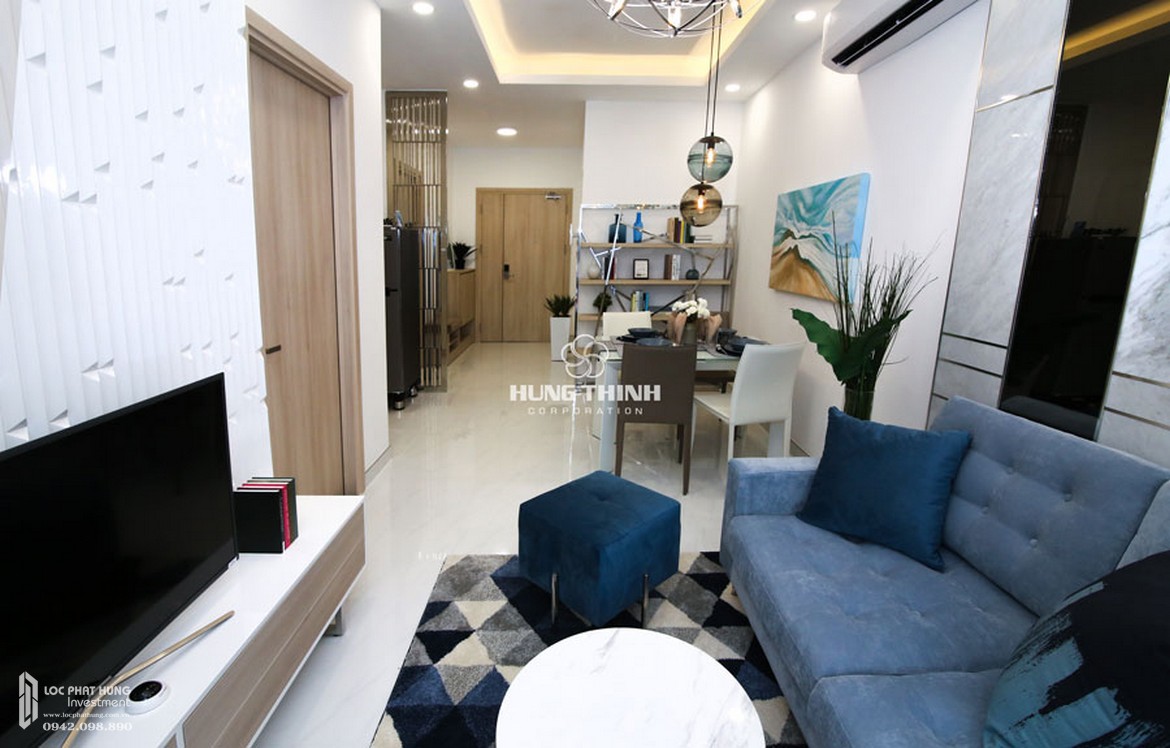 Nhà mẫu dự án căn hộ chung cư Q7 Boulevard Quận 7 Đường Nguyễn Lương Bằng chủ đầu tư Hưng Thịnh