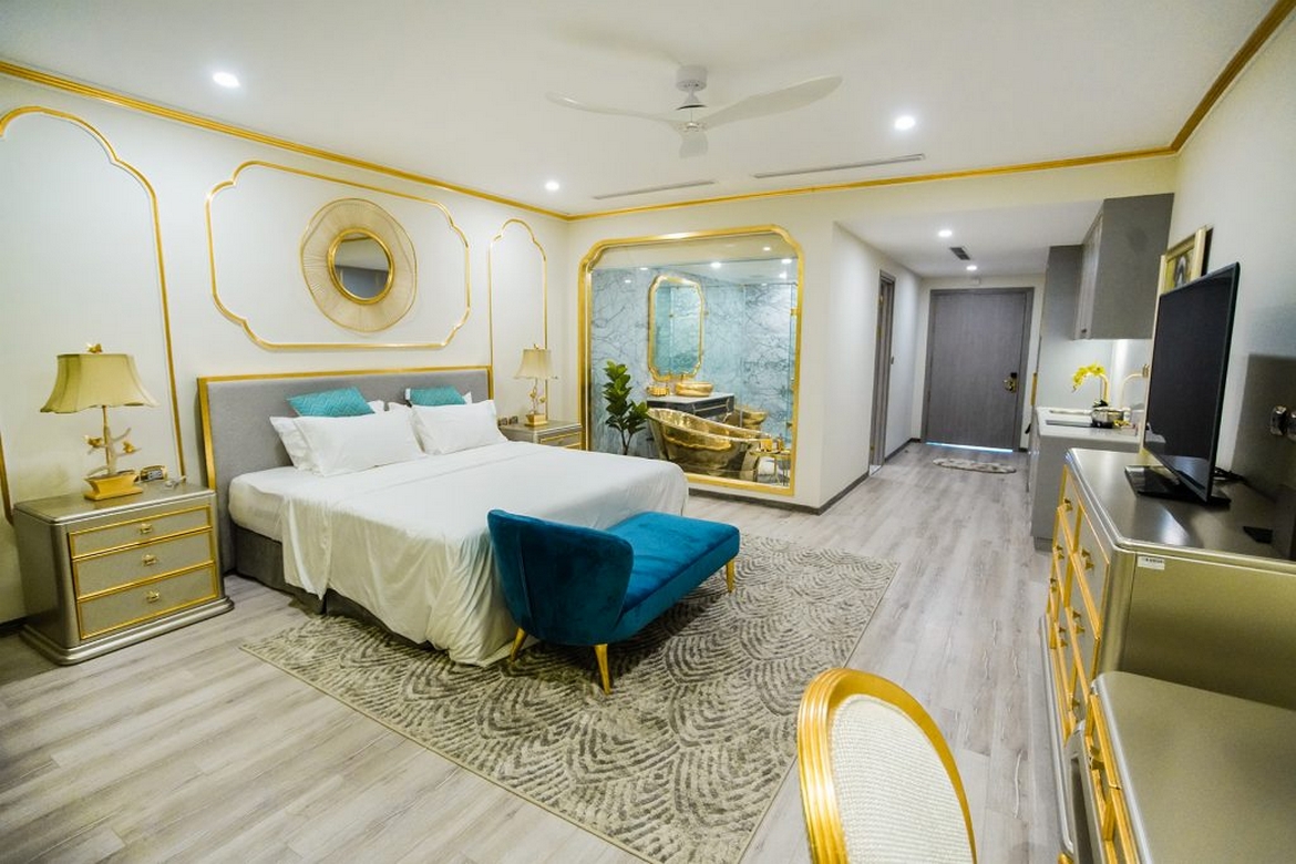 Nhà mẫu dự án căn hộ condotel Hội An Golden Sea Đường Nguyễn Phan Vinh chủ đầu tư Hòa Bình