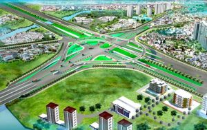 Nút giao thông Nguyễn Hữu Thọ và Nguyên Văn Linh chuẩn bị thi công