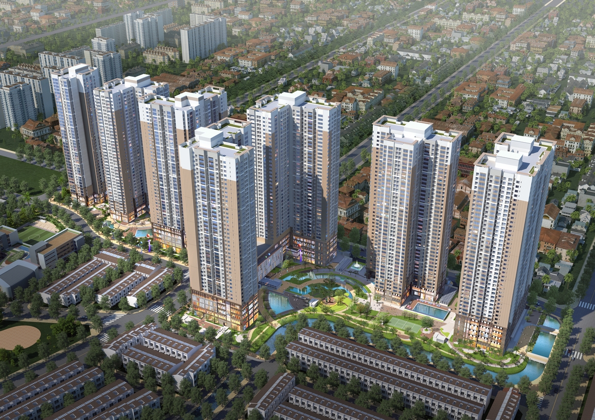 Phối cảnh dự án căn hộ chung cư Laimian City Quận 2 Đường Lương Đình Của chủ đầu tư HDTC