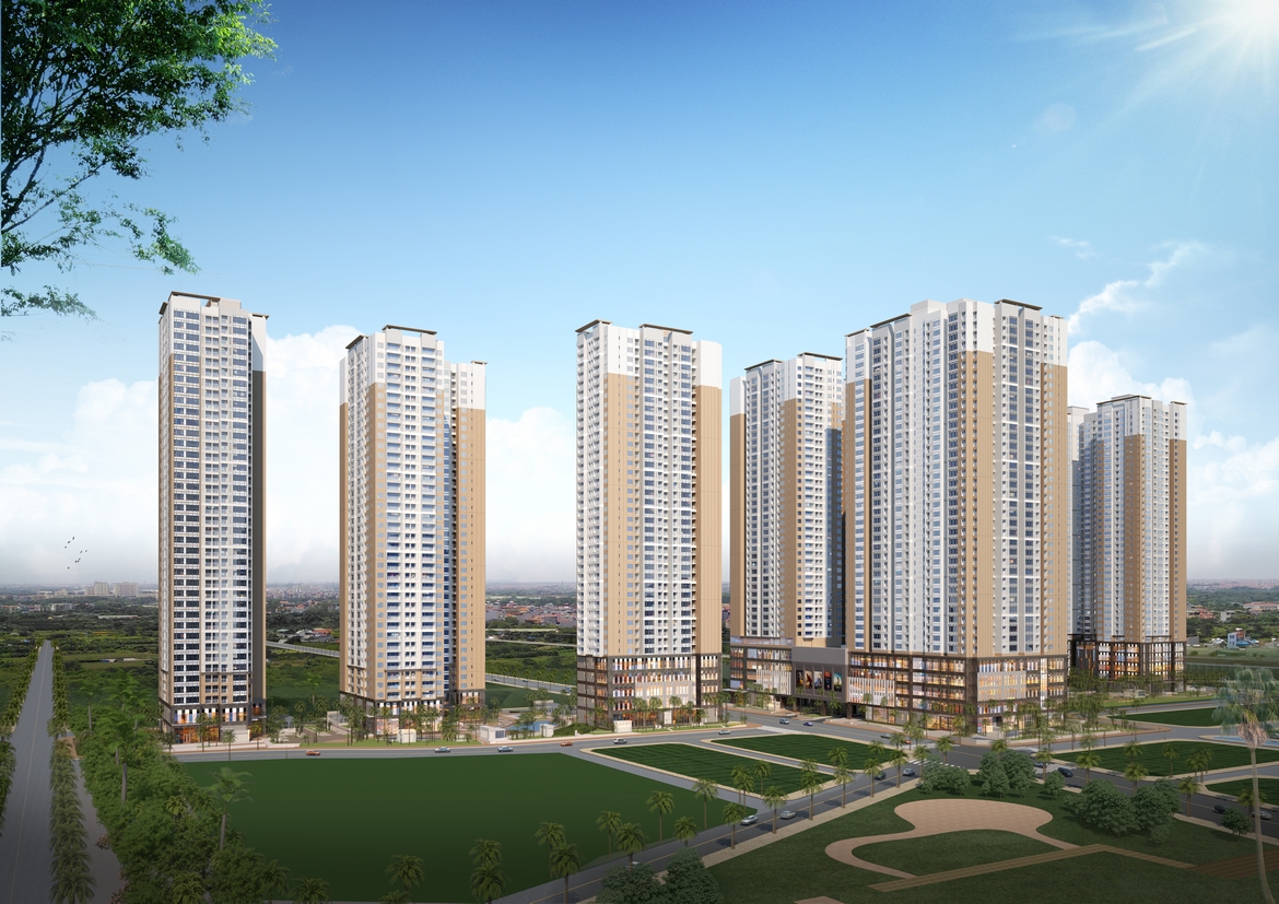 Phối cảnh dự án căn hộ chung cư Laimian City Quận 2 Đường Lương Đình Của chủ đầu tư HDTC
