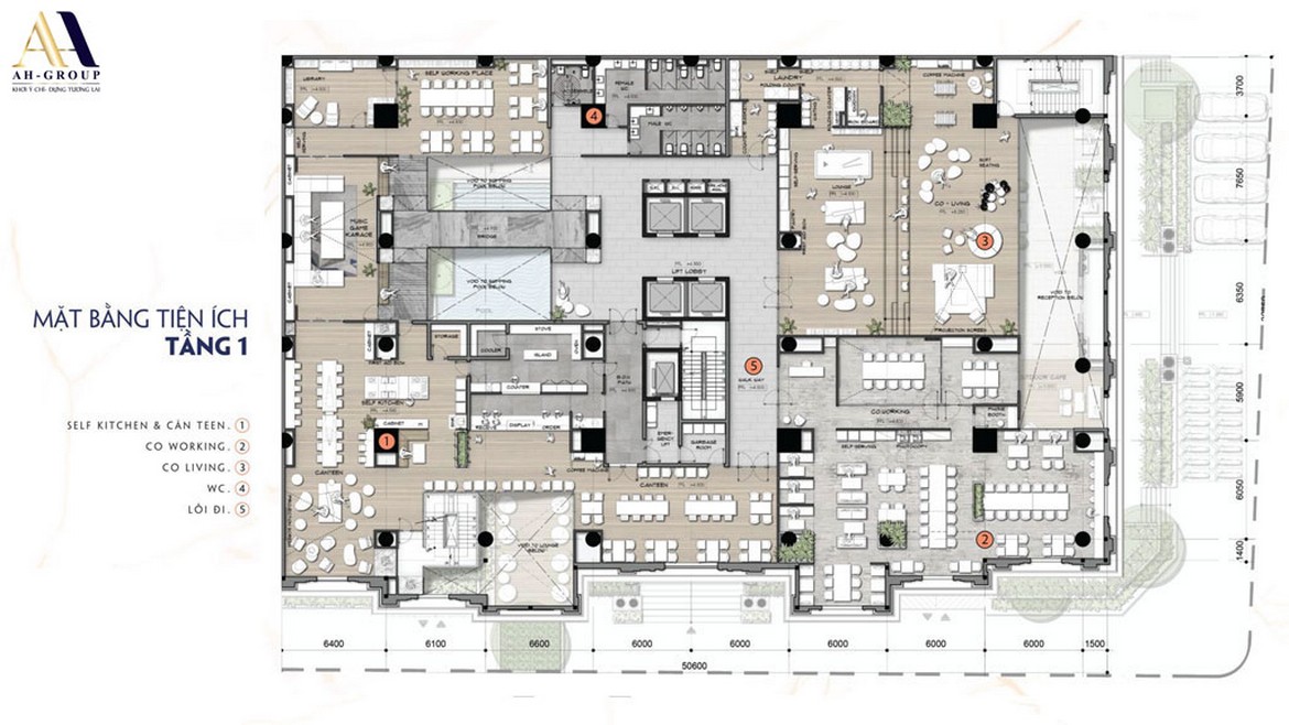 Mặt bằng chi tiết dự án Ecotel The Alleys Quận Bình Tân