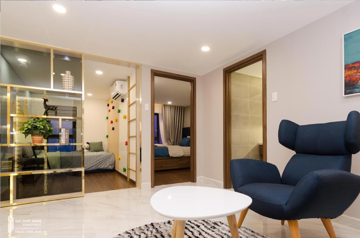 Thiết kế khu vực thư giãn tầng lửng căn hộ mẫu có lửng dự án chung cư La Consmo Residences Quận Tân Bình –  Liên Hệ SGD BĐS Lộc Phát Hưng  0933.098.890 Xem nhà mẫu + Nhận báo giá