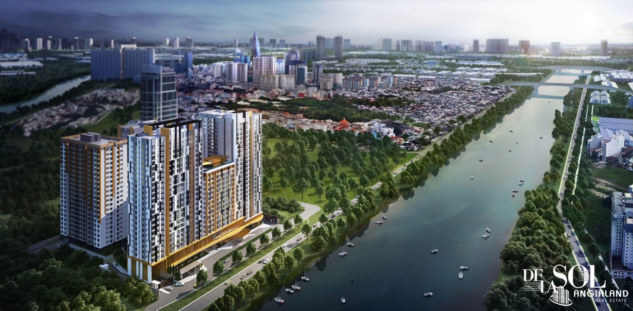 Phối cảnh tổng thể dự án căn hộ chung cư De La Sol Quan 4 Đường Tôn Thất Thuyết chủ đầu tư Capital Việt Nam