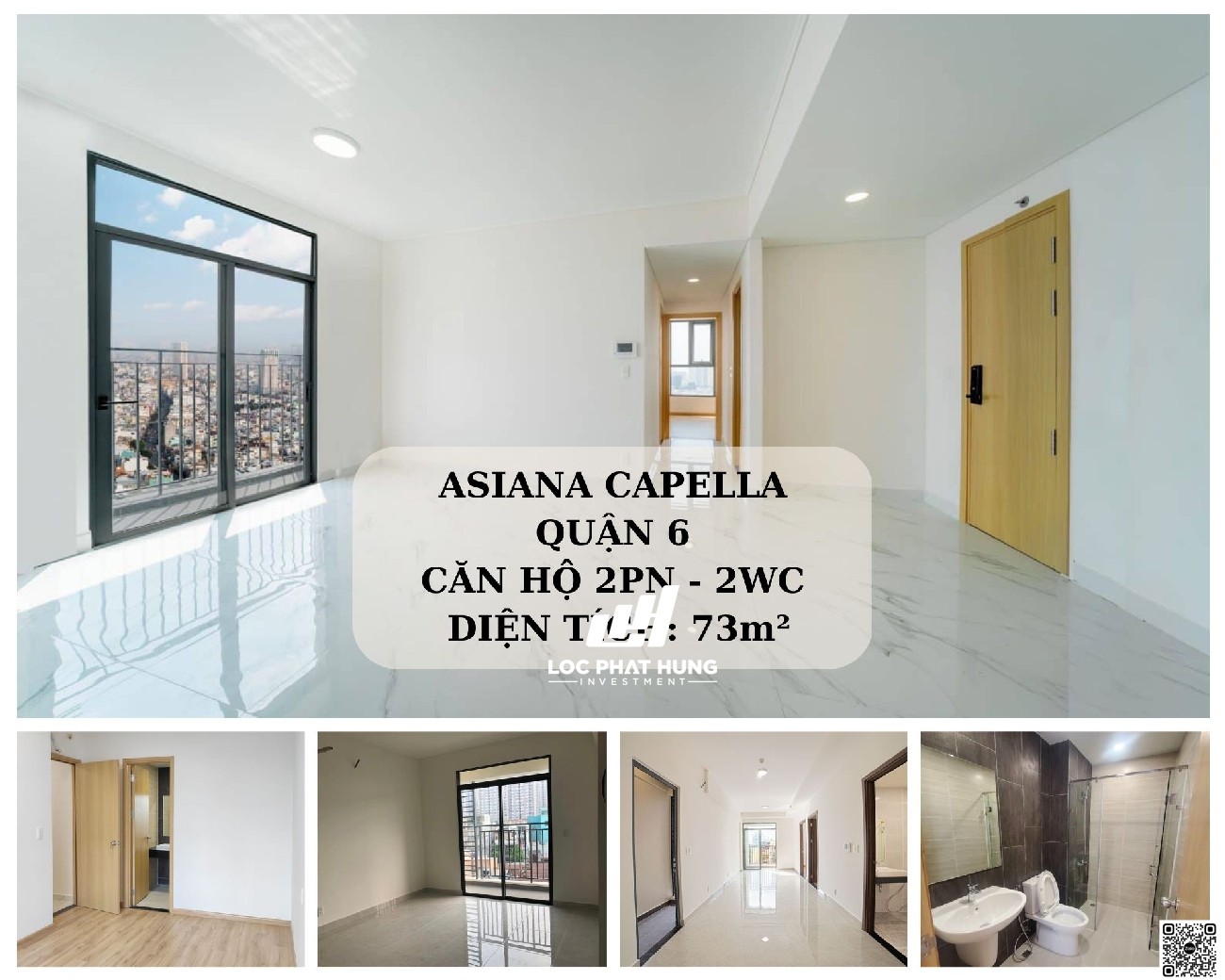 Nội thất bàn giao thực tế căn hộ dự án Asiana Capella Quận 6