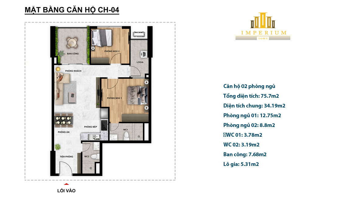Thiết kế chi tiết dự án căn hộ Imperium Town Nha Trang Khánh Hòa