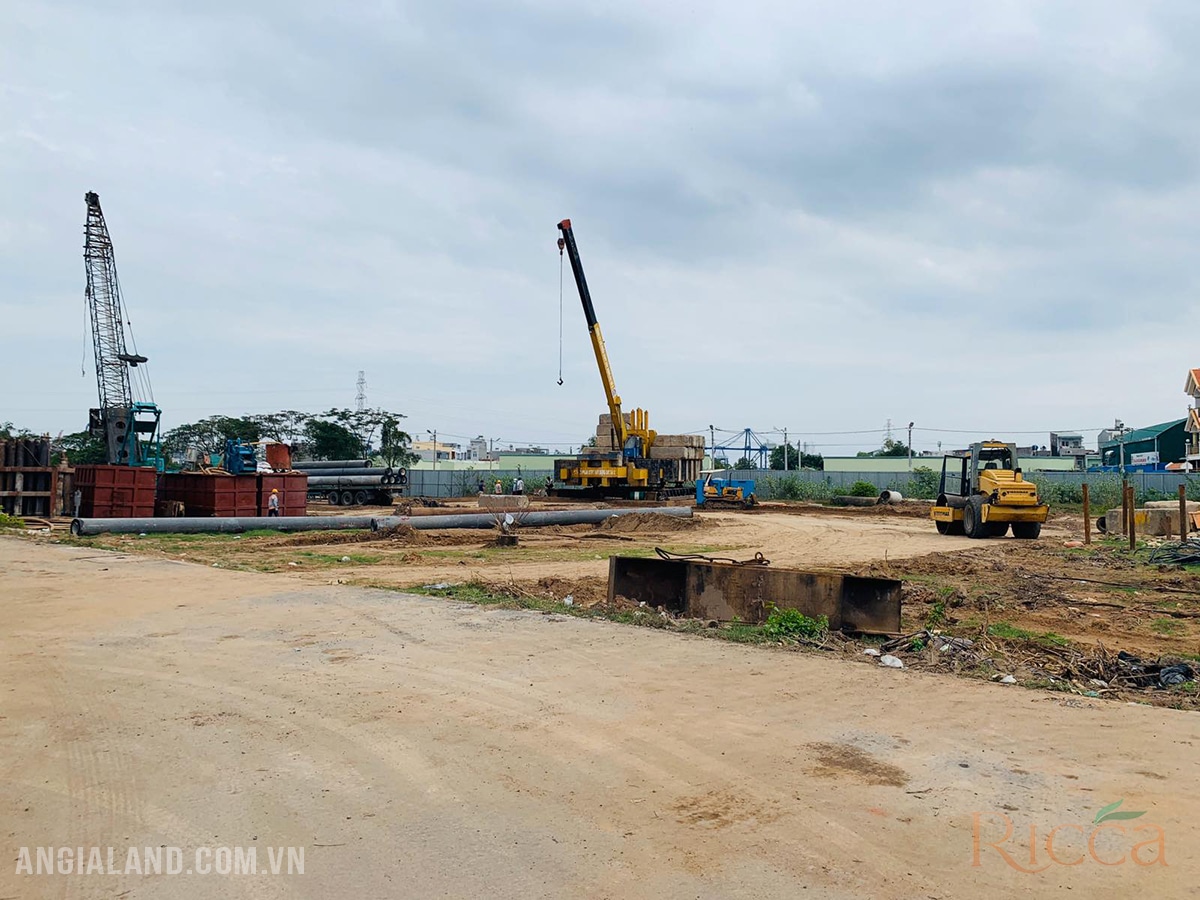 Tiến độ xây dựng dự án căn hộ chung cư Ricca Quận 9 tháng 11/2019