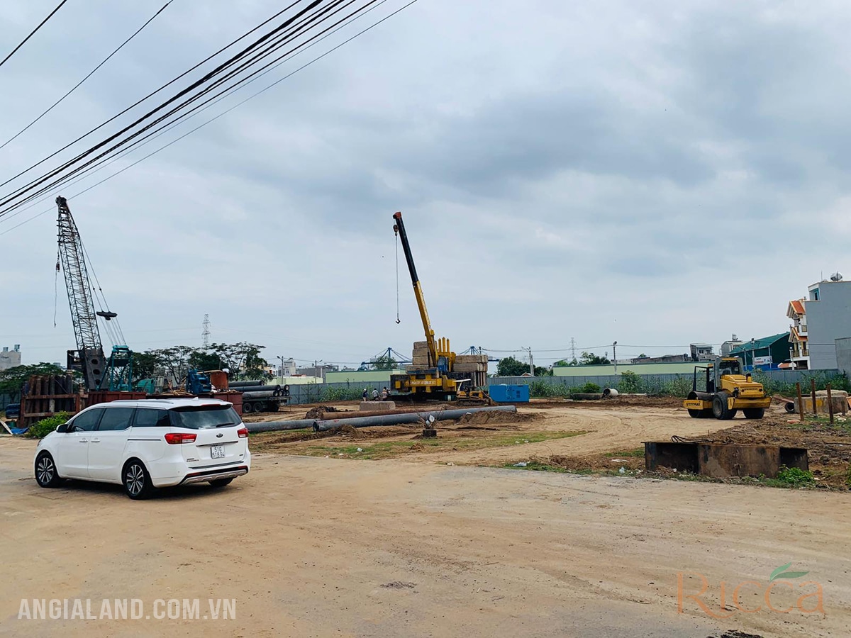 Tiến độ xây dựng dự án căn hộ chung cư Ricca Quận 9 tháng 11/2019