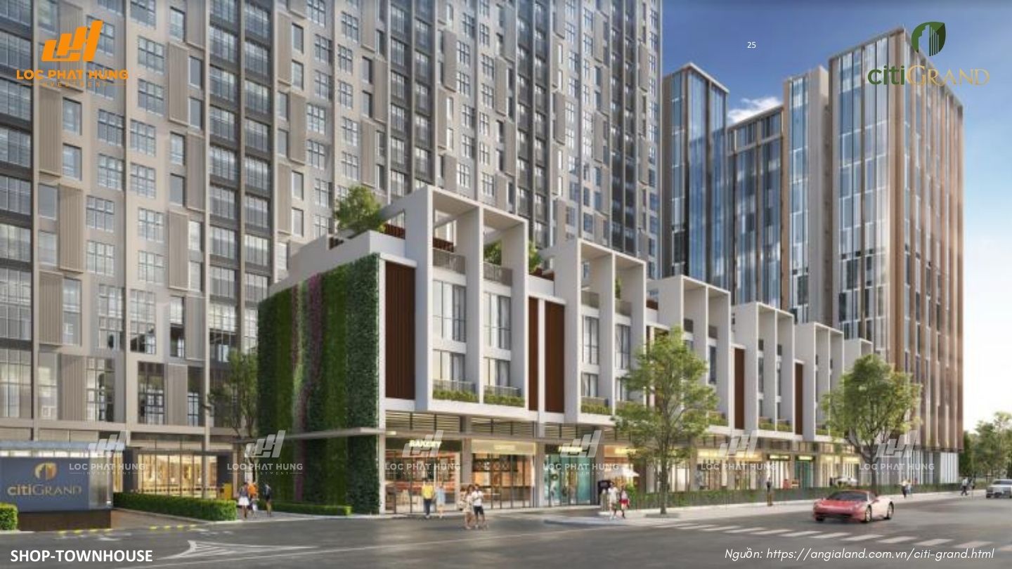 Mua bán + cho thuê Shophouse Citi Grand Quận 2