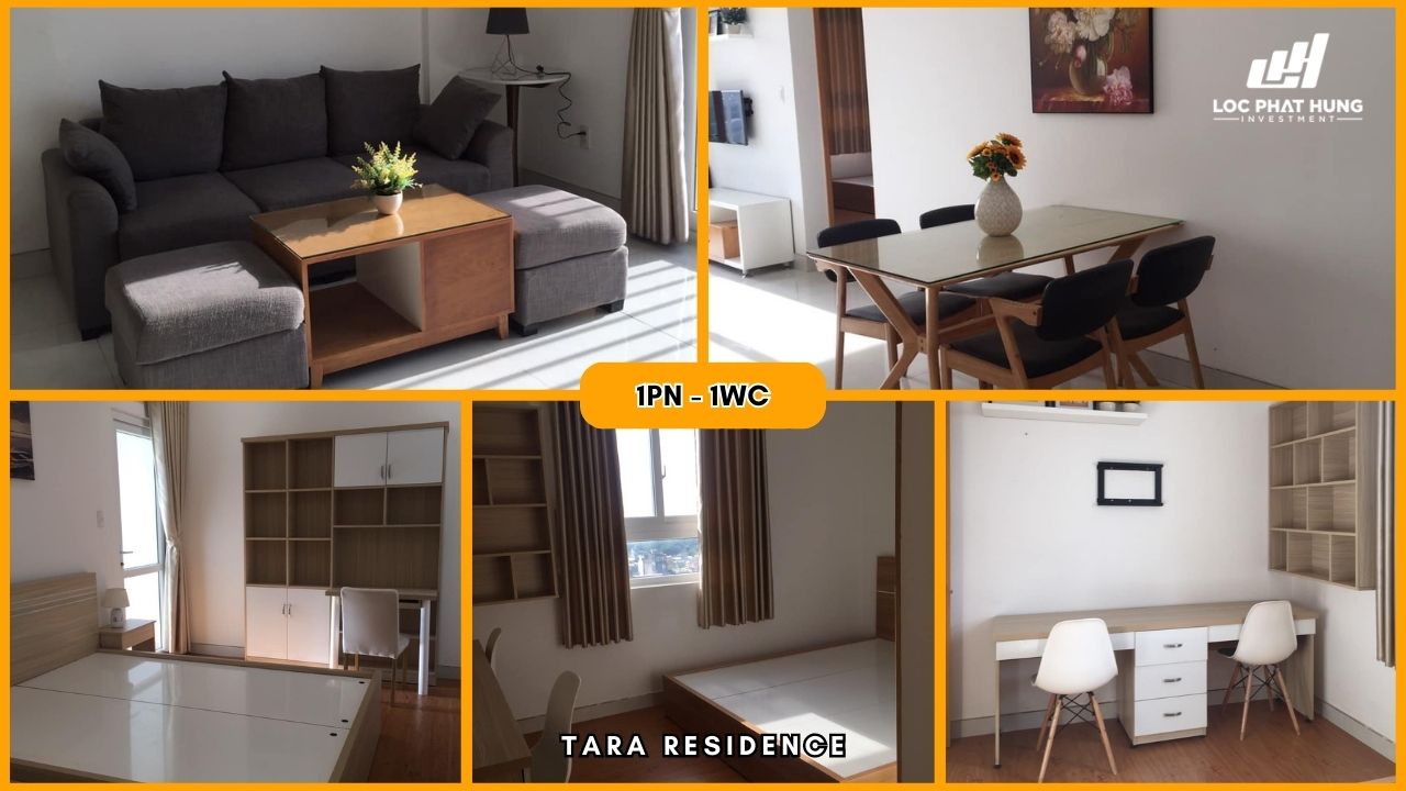 Hình ảnh thực tế căn hộ 1PN - 1WC dự án chung cư Tara Residence Quận 8