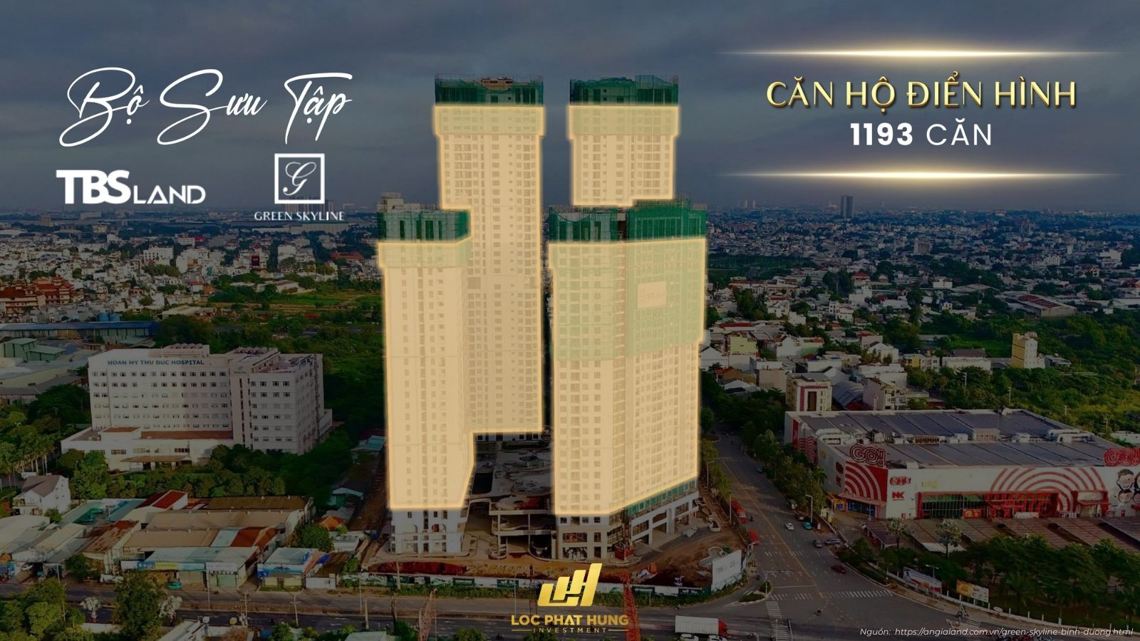 Cơ cấu sản phẩm dự án Green Skyline: Studio, 1PN, 2PN, 3PN và Penthouse