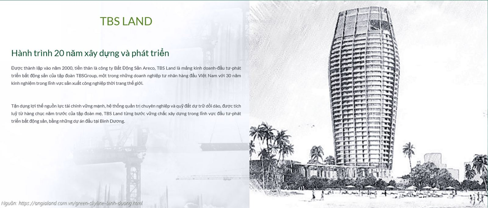 Hành trình 20 năm xây dựng và phát triển bền vững của TBS Land với khát vọng nâng tầm bất động sản Việt Nam