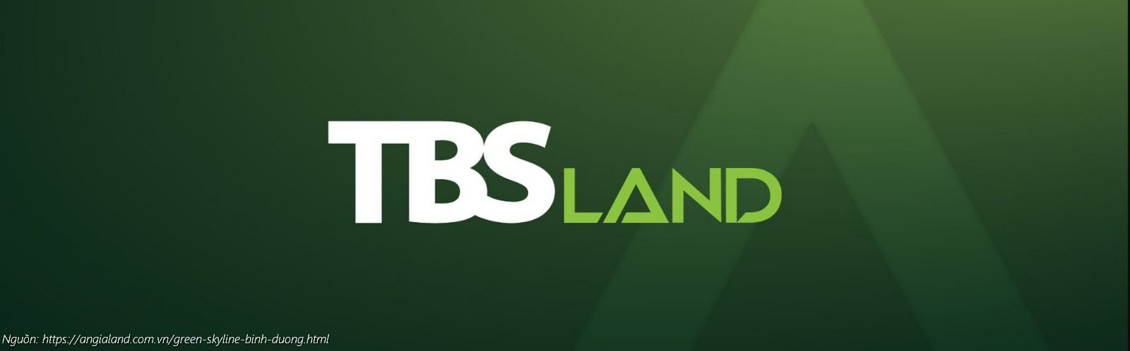 Logo chính thức Chủ đầu tư TBS Land (Thành viên Tập đoàn TBS Group) - Nhà phát triển dự án Green Skyline Dĩ An
