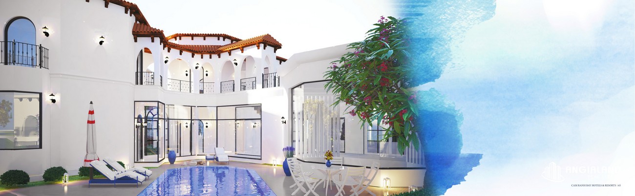 Nhà mẫu dự án căn hộ condotel biết thự Cam Ranh Bay